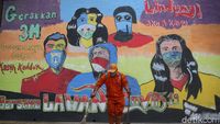 Kampanye Protokol Kesehatan Lewat Mural Jalanan