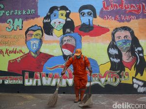 Kampanye Protokol Kesehatan Lewat Mural Jalanan