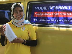 Kehilangan Anak, Wanita Ini Sebar Kebaikan dengan Internet Gratis Bagi Pelajar