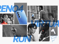 Ikut Virtual Run Bisa Dapat OPPO Reno4 Series-Jam Tangan Pintar, Mau?