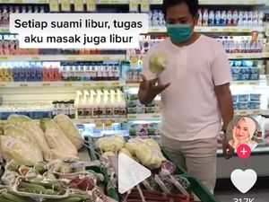 So Sweet! Wanita Ini Pamer Suami yang Belanja dan Masak Tiap Libur Kerja
