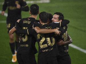 Celta Vigo Vs Barcelona: 10 Pemain Blaugrana Menangkan Laga 3-0