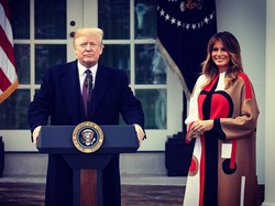 Batuk Melanda Bikin Melania Gagal Ikut Kampanye Trump di Pennsylvania