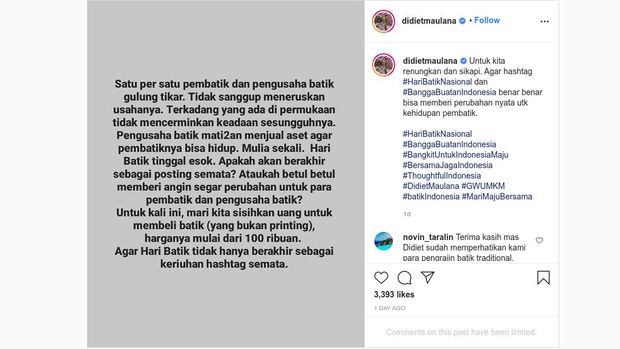 Instagram Didiet Maulana