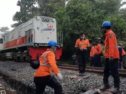 KA Serayu yang Anjlok di Ciamis Berhasil Dievakuasi