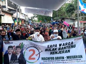 Machfud-Mujiaman Janjikan Dana Stimulus Rp 1 Juta per-KK untuk Warga Surabaya