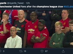 Fans MU pun diyakini berharap hasil undian lebih enteng. (Foto: internet/Twitter)
