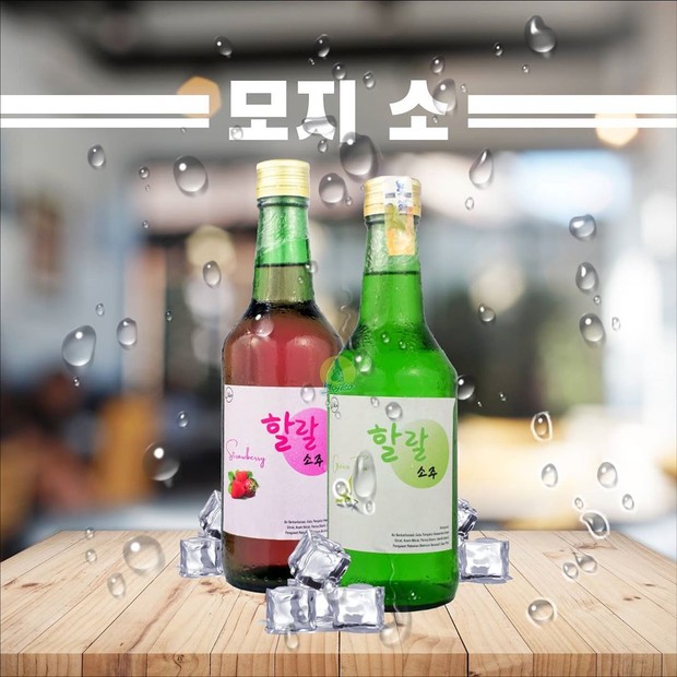 Soju Mojiso Halal/sumber: www.instagram.com/mojiso.id/ Mojiso dibuat dari bahan-bahan alami seperti buah-buahan dan yogurt.