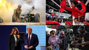 Top 5 Foto Pekan Ini: Perang Armenia vs Azerbaijan-Trump Positif Corona