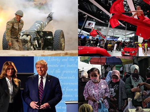 Top 5 Foto Pekan Ini: Perang Armenia vs Azerbaijan-Trump Positif Corona