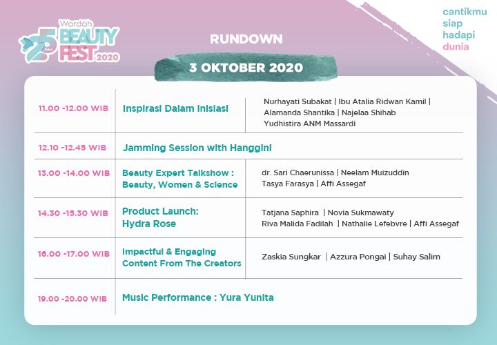 Wardah Beauty Fest 3-4 October 2020