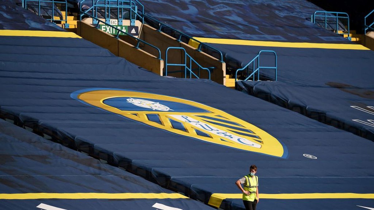 Ini dia link live streaming Leeds United vs Man City malam ini (Getty Images/Laurence Griffiths)