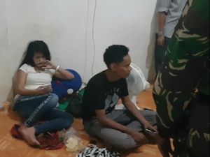 Lagi Ngamar, Sejumlah Pasangan Terjaring Razia di Polman