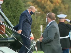 Sebelum Dibawa ke RS Militer, Trump Sempat Diberi Obat Eksperimental