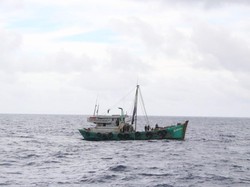 TNI AL Tangkap 2 Kapal Ikan Vietnam di Laut Natuna Utara