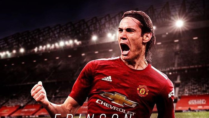 Edison Cavani dikabarkan ke Man United Menjelang penutupan bursa transfer musim panas, Edison Cavani dikabarkan ke Man United. Netizen pun meramaikan dengan mengedit Cavani berseragam Setan Merah.