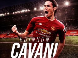 Netizen Pamer Cavani Berseragam Man United