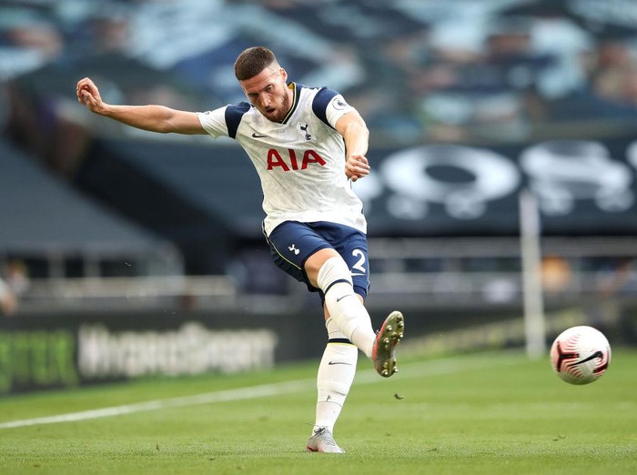 LONDON, ENGLAND - SEPTEMBER 13: Matt Doherty of Spurs during the Premier League match between Tottenham Hotspur and Everton at Tottenham Hotspur Stadium on September 13, 2020 in London, England. (Photo by Alex Pantling/Getty Images)