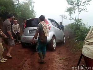 Cemas Pemobil Tersesat-Terjebak di Hutan Tasik Diincar Hewan Buas