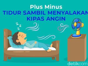 Plus Minus Tidur dengan Kipas Angin Menyala