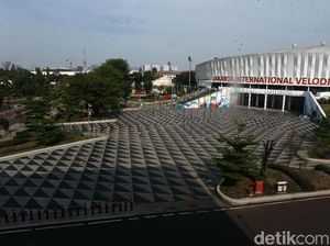 Potret Velodrome Rawamangun yang Sepi Gegara Corona