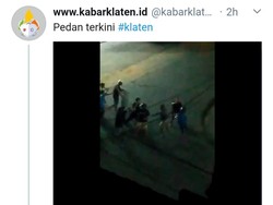 Heboh Massa Ribut di Klaten, Polisi Turun Tangan