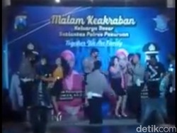 Video Polisi Pasuruan Dangdutan di Acara Sertijab dan Langgar Prokes