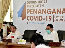 Gubsu Edy Lontarkan Wacana Lockdown Kampung Tinggi Kasus Corona