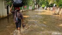 Foto: Kawasan Petogogan Masih Terendam Banjir