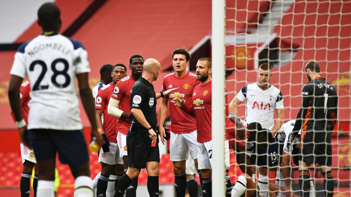 Manchester United kalah 1-6 dari Tottenham Hotspur di Old Trafford pada Oktober lalu. (Foto: Getty Images/Pool)