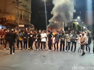 Massa Tolak Pengesahan Omnibus Law Demo di Gejayan, Lalin Dialihkan