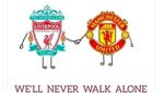 Meme Fans MU dan Liverpool Berpelukan Saling Menguatkan