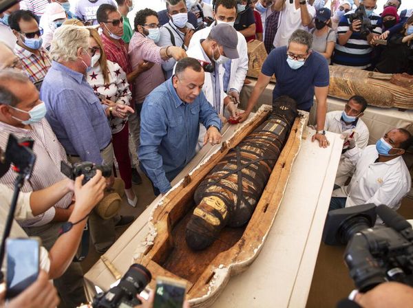 Ini Penampakan Puluhan Peti Mati Kuno yang Ditemukan di Mesir