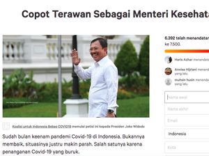 Petisi Online Minta Terawan Dicopot Tembus 6.500 Orang