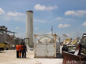Tabung Nitrogen Perusahaan di Kalbar Meledak, 3 Sekuriti Terpental dan Luka Tabung Nitrogen Perusahaan di Kalbar Meledak, 3 Sekuriti Terpental dan Luka