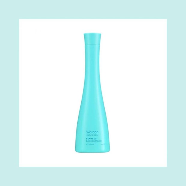 Toner Wardah/instagram.com/makassar_kosmetik Wardah Nature Daily Seaweed Toner