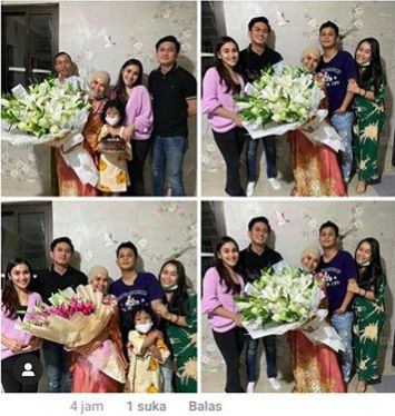 Unggahan Umi Kalsum soal pria misterius pacar Ayu Ting Ting