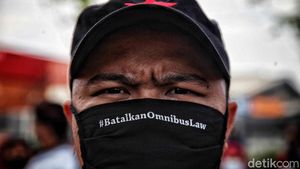 Buruh di Tanjung Priok Juga Gelar Aksi Tolak Omnibus Law