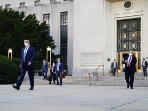 Ancang-ancang Trump Kampanye di Florida Padahal Belum Sembuh Corona