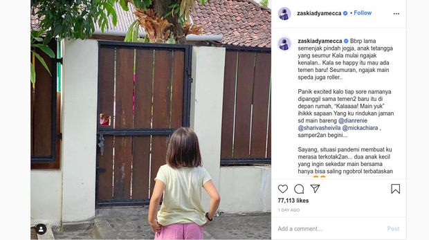 Instagram Zaskia Adya Mecca