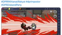 Protes Omnibus Law Pakai Meme Game Among Us