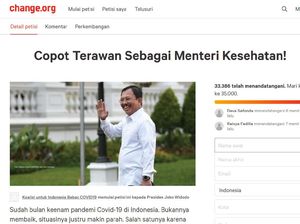 Dalam 24 Jam, Petisi Online Minta Terawan Dicopot Jadi 33 Ribu Orang