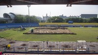Stadion Madya Bumi Sriwijaya dipersiapkan sebagai stadion pendukung pelaksanaan tuan rumah Piala Dunia U-20 2021 mendatang.  
