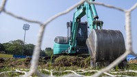 Adapun anggaran renovasi untuk Stadion Madya Bumi Sriwijaya sebesar Rp 7 miliar.  