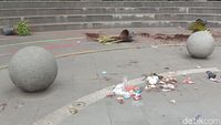 Taman Dago Cikapayang Rusak Usai Demo
