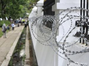 Pasca Demo Ricuh, Gedung DPRD Jabar Dipasangi Kawat Berduri