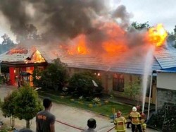 Kantor Polairud Polda Kaltim Terbakar, 18 Tahanan Dievakuasi