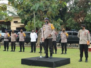 1 SSK Brimob Sumut Dikirim ke Jakarta, Bantu Pengamanan Usai UU Ciptaker Sah