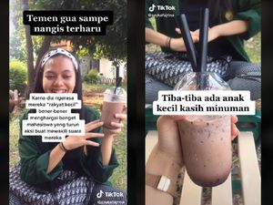 Dikira Mau Demo Tolak Omnibus Law, Mahasiswi Ini Diberi Es Cokelat oleh Warga