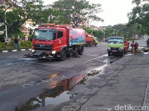 Demo Omnibus Law DPRD Jateng Bubar, Jalan Pahlawan Semarang Dibuka
